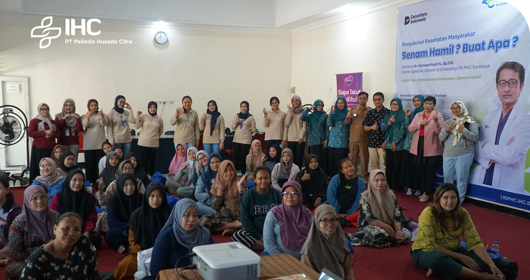 Dukung Ibu Hamil Wujudkan Persalinan Sehat, PHC Gelar Penyuluhan Kesehatan Hingga Senam Hamil 
